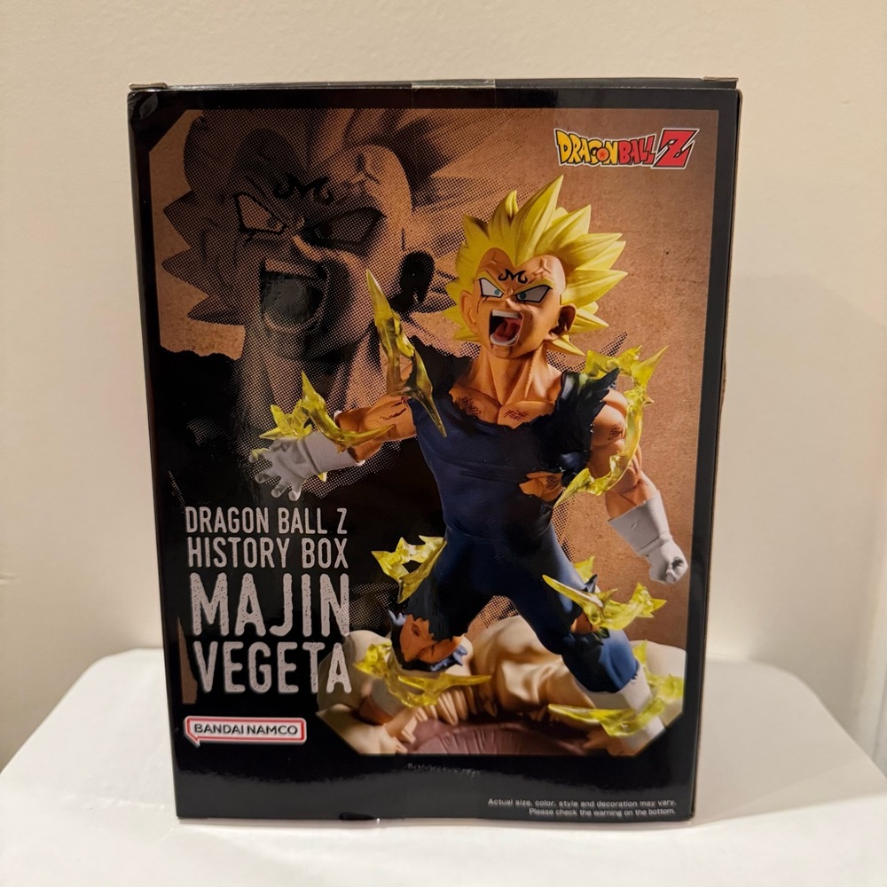 Dragon Ball Z Majin Vegeta Figure History Box